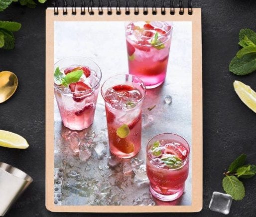 Blendend Sangria Cocktail