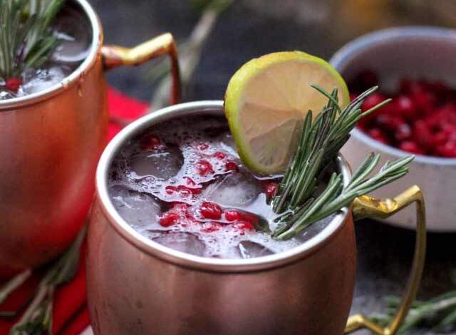 Cramberry Moscow Mules