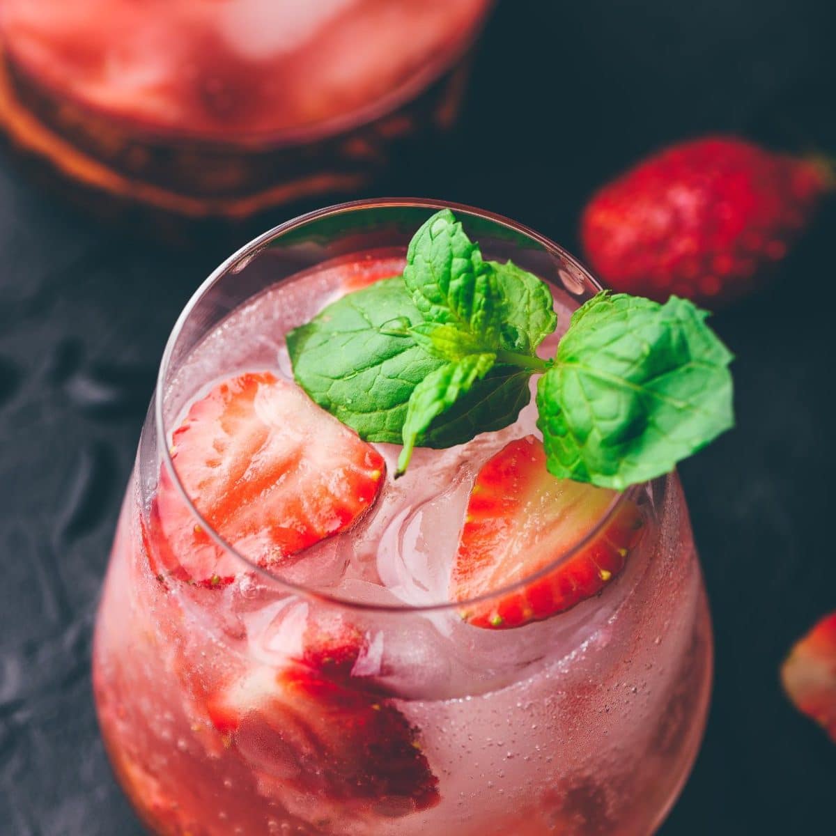 Strawberry Gin and Tonic