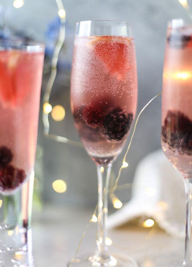 Blackberry Champagne Punch 1