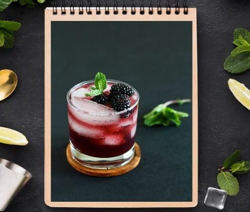 Blackberry Vanilla Mocktail