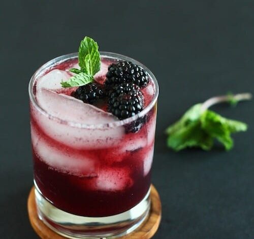 Blackberry Vanilla Mocktail