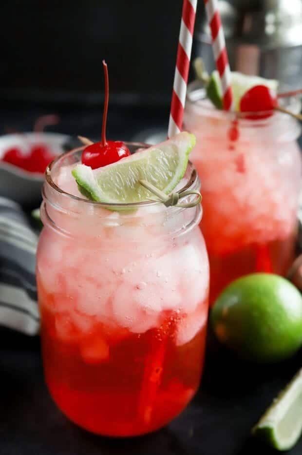 Boozy Cherry Limeade