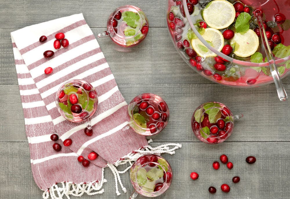 Cranberry Champagne Punch