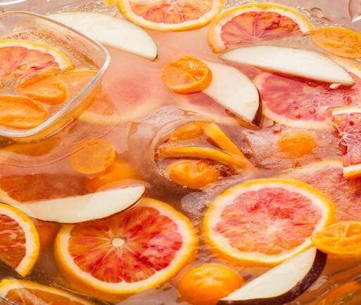 Spiced Pear Champagne Punch